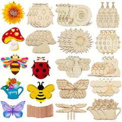 Wooden Insect Crafts Set DIY Handicrafts Set Creative Painting Set