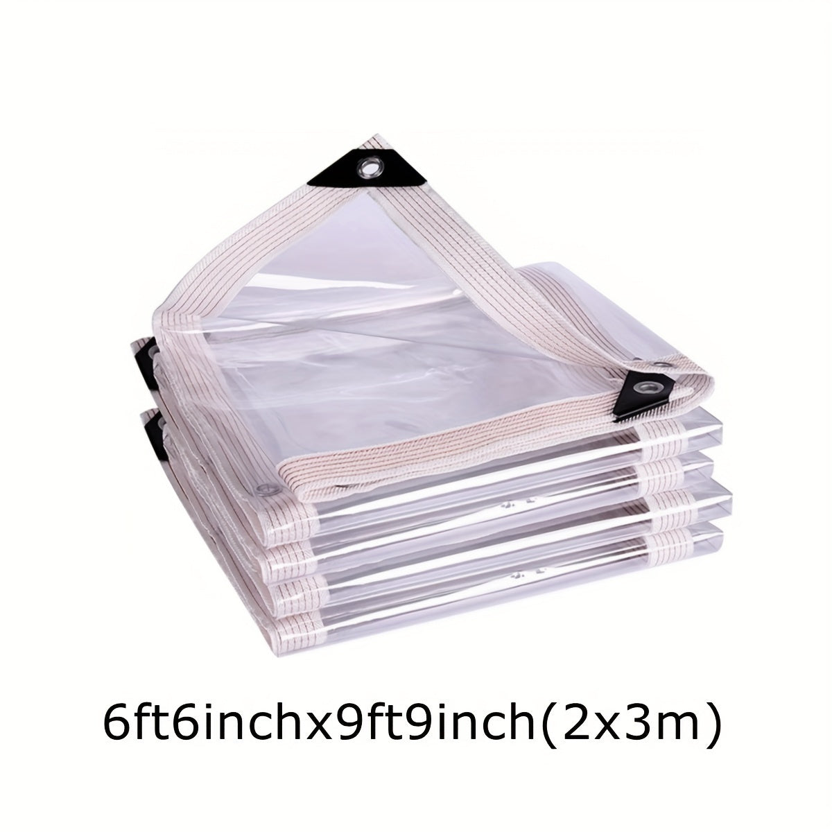 Clear Waterproof Tarp Snowproof & Rainproof PE Tarpaulin Cover