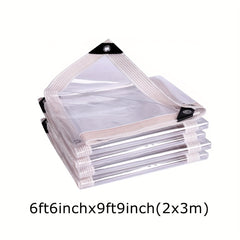 Clear Waterproof Tarp Snowproof & Rainproof PE Tarpaulin Cover