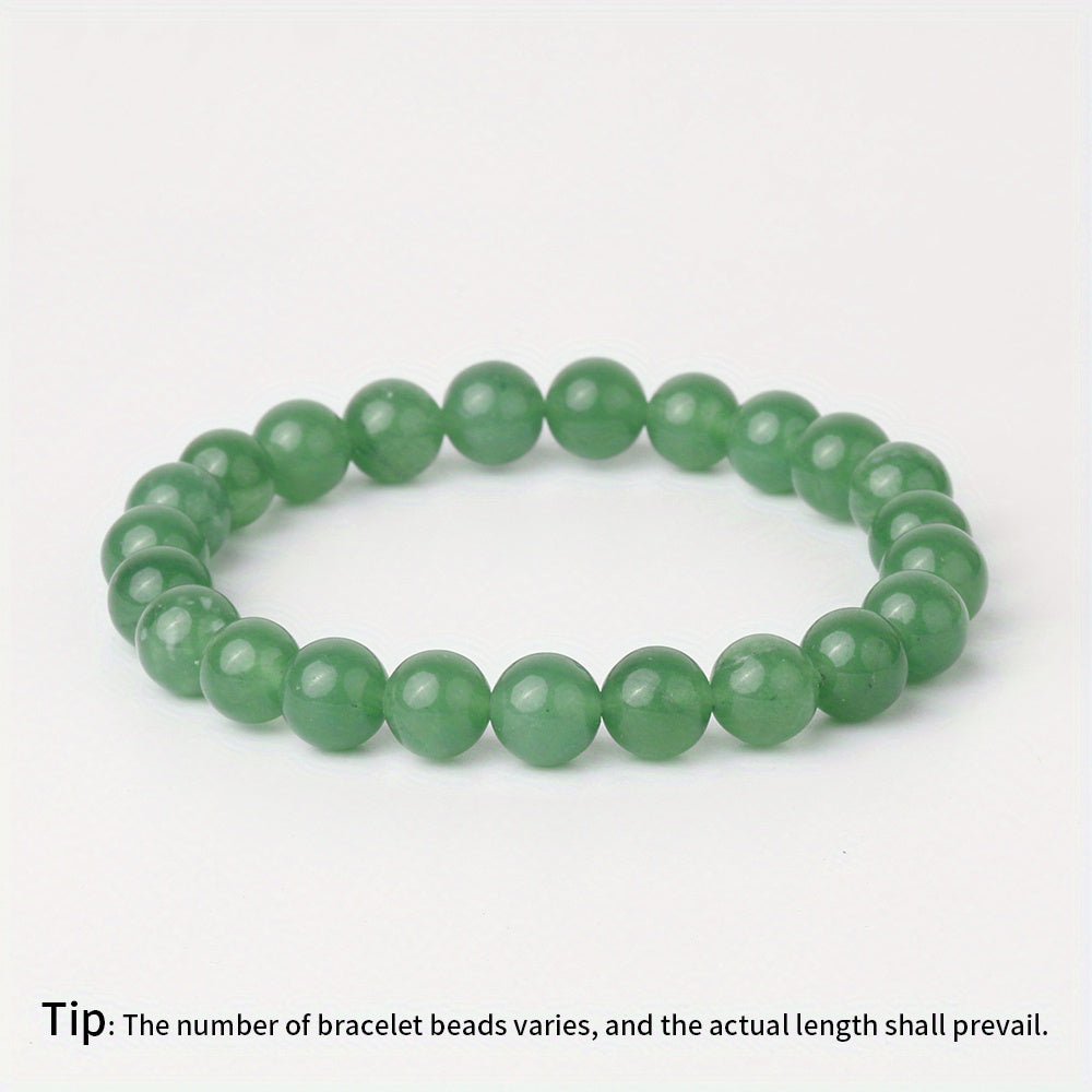 8mm Rose Quartz Stone Bracelet Birthstone Friendship Bracelet