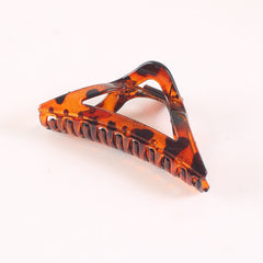 Triangle Vintage Hollow Hair Claw Resin Shark Claw Large Hair Accessories