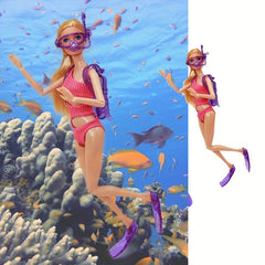 4Pcs Doll Swimwear Set Accessories For 11.5'' Dolls Girls Toys