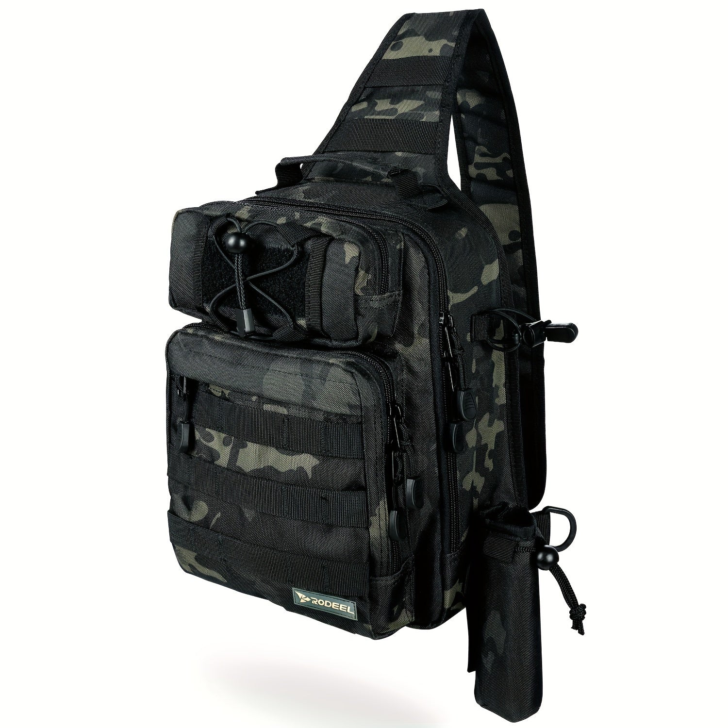 Multifunctional Fishing Backpack Waterproof Storage Bag with Tackle Box