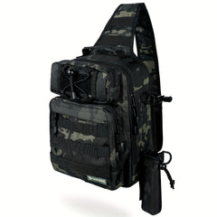 Multifunctional Fishing Backpack Waterproof Storage Bag with Tackle Box