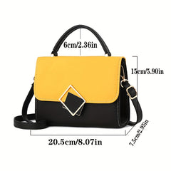 Casual PU Leather Crossbody Bag Women's Shoulder Bag