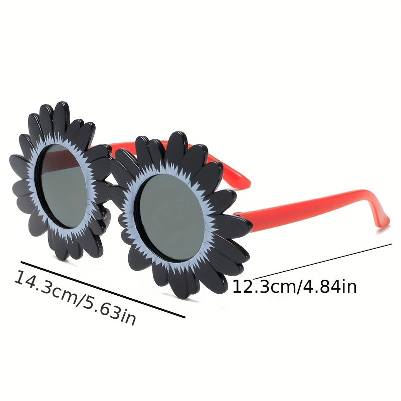 Kids Daisy Frame Sunglasses Sun Protection Accessory
