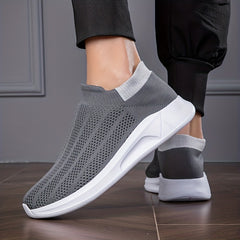 Unisex Lightweight Slip On Casual Shoes Breathable Sock Shoes
