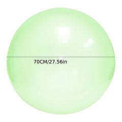 Inflatable Bubble Ball TPR Water Filled Pat Ball for Outdoor Fun