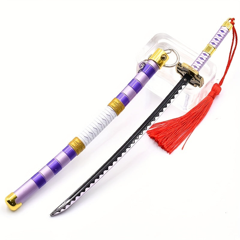 Anime Character Alloy Weapon Toy Metal Sword Mold Uncut Birthday Gift