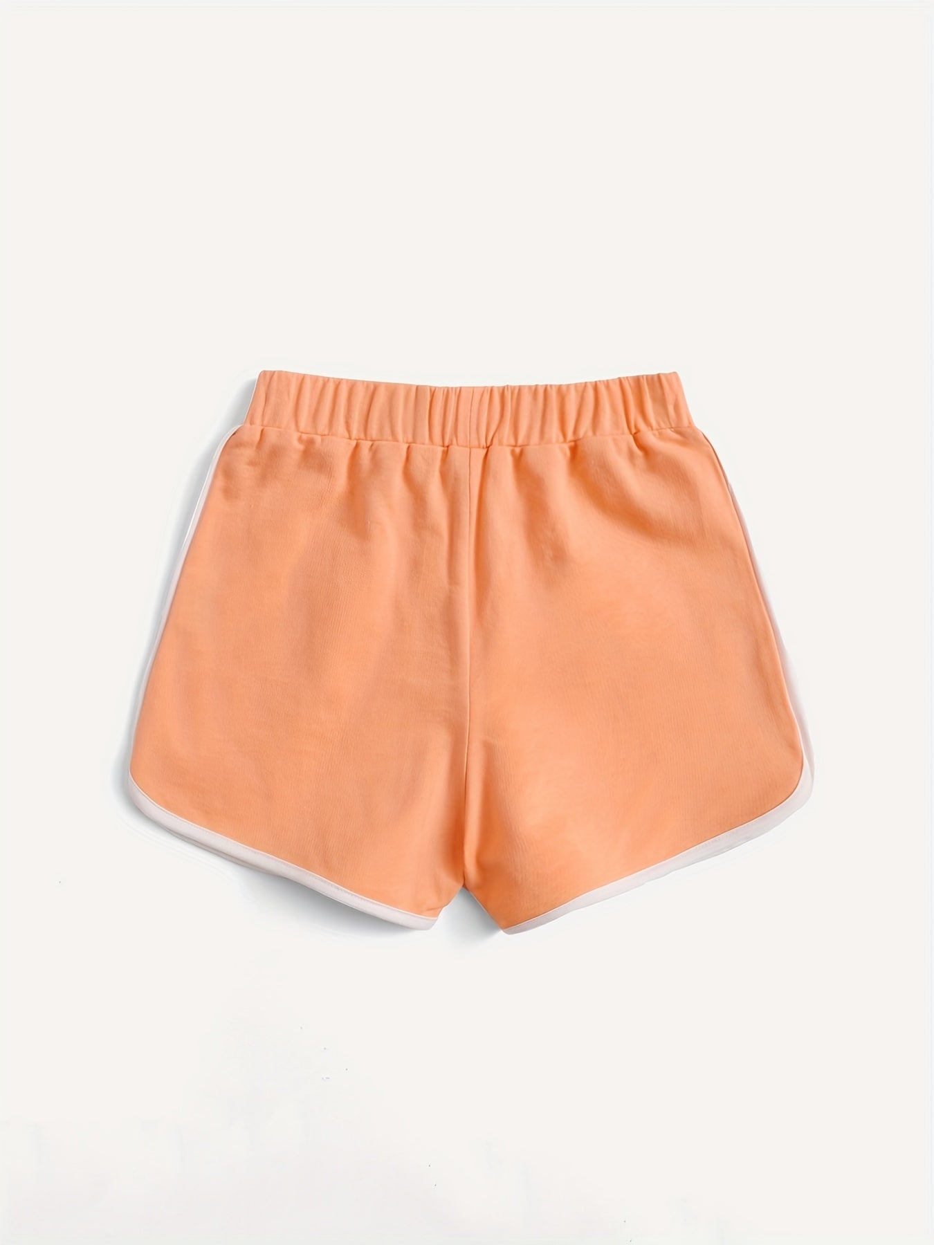 Girls Cartoon 'Cool Kid' Active Running Shorts Summer Athletic Shorts