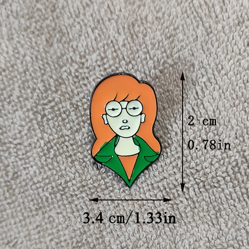 Cartoon Head Brooch Pin for Clothing Accessories