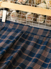 Women's Plus Plaid Wide Leg Stretch Pants