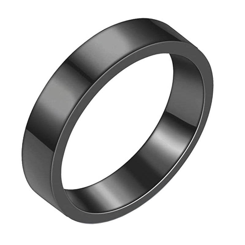 Hematite Stone Ring Absorbs Negative Energy Unisex Size 6-10