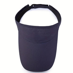 Summer Sun Hat Mens Empty Top Hat Topless Solid Light Board Hat