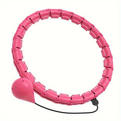 Detachable 24 Sections Pilates Fitness Hoop Exercise Ring With Weighted Ball