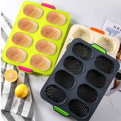 Non Stick Silicone Baguette Baking Tray with Handles