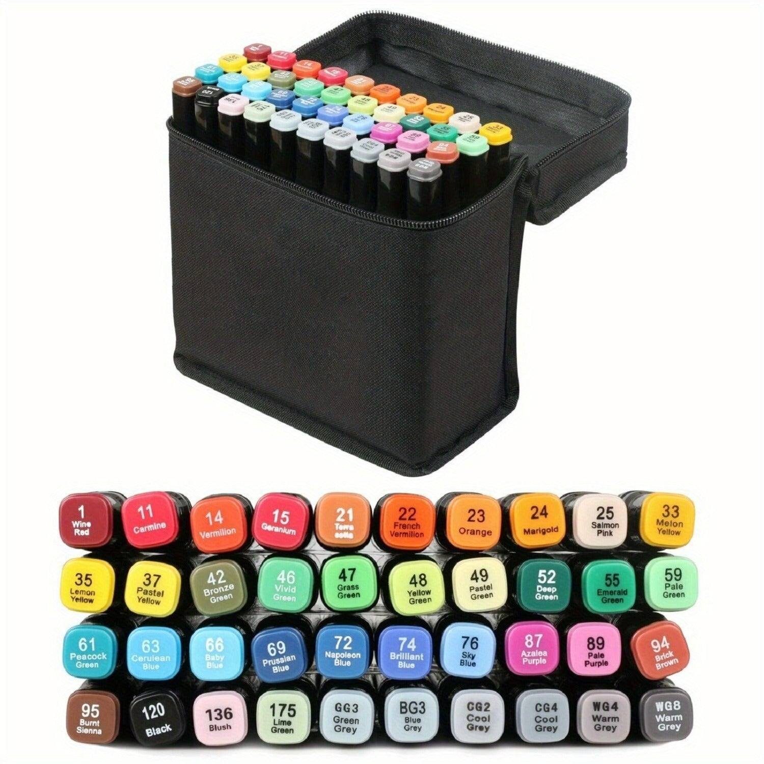 Dual Marker Set for Artists Beginners Manga Coloring