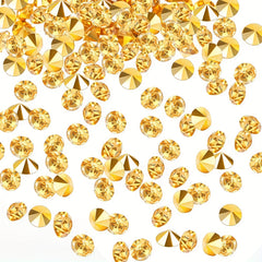 2000pcs Golden Rhinestones Table Centerpiece 4mm Wedding Decorations