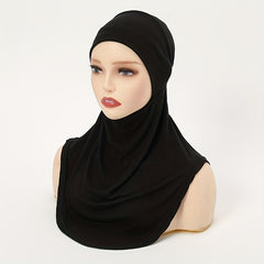 Solid Elastic Hijab Soft Turban Inner Cap Underscarf Bonnet