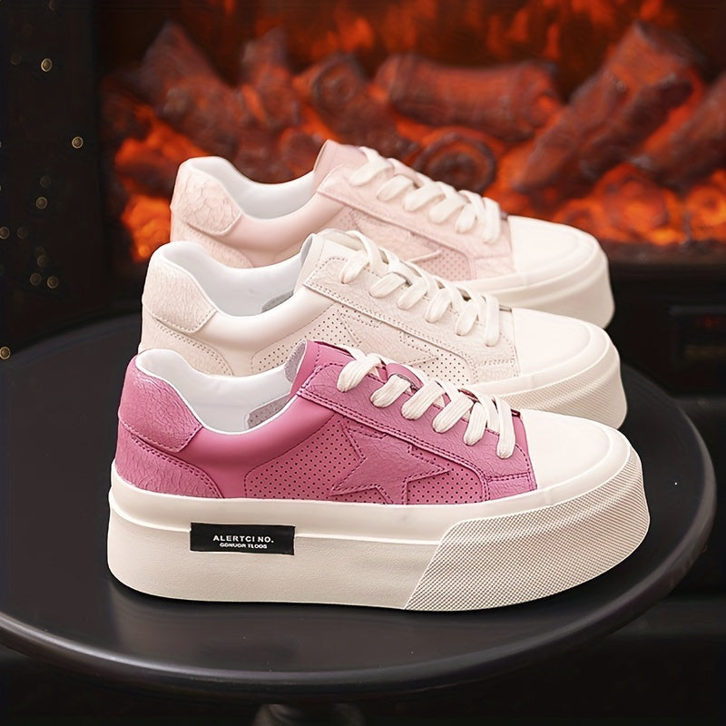 Women's Star Pattern Sports Shoes Non-slip Outdoor Shoes