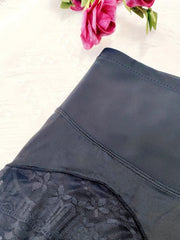 Women's Plus Lace High Rise Butt Lifting Underwear