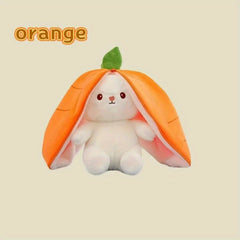 Variable Rabbit Plush Strawberry Carrot and Rabbit Doll Soft and Fluffy