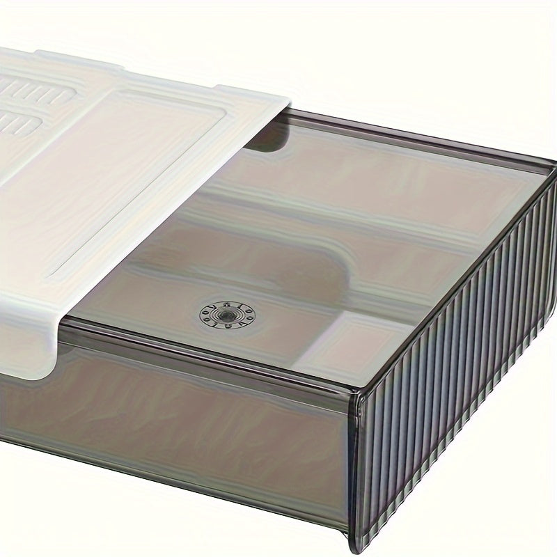 Medium Under Desk Drawer Organizer Clear Plastic Drawer For Office School Home