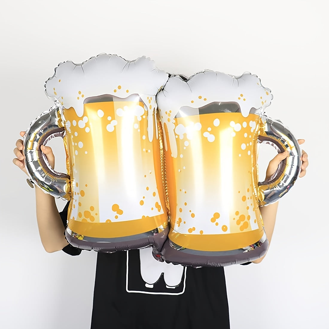 4pcs Beer Mug Balloons Party Decorations for Men