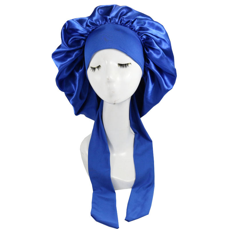 Silk Shower Caps For Women Night Cap Waterproof 