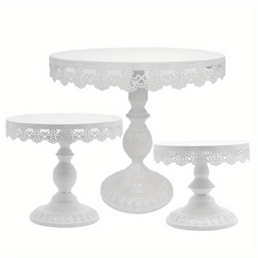 Round Pedestal Dessert Holder Cupcake Display Rack for Birthday Wedding Party