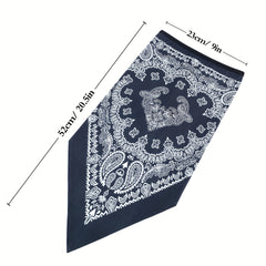Triangle Outdoor Ice Mask Candy Paisley Print Beanie Hat Turban