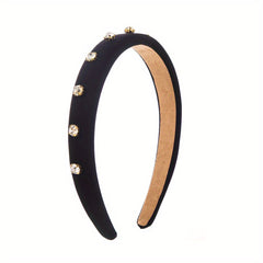 Rhinestone Headband Wide Brim Head Hoop Hair Accessories