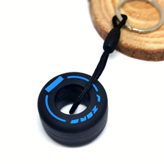 1pc PVC Soft Tire Key Chain Keyring Bag Wallet Key Pendant Gift