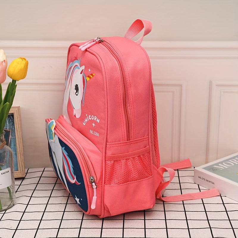 Kids Cartoon Schoolbags Unicorn Dinosaur Student Backpack