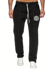 Good Times Casual Stretch Drawstring Pants Men's Spring Fall Clothes