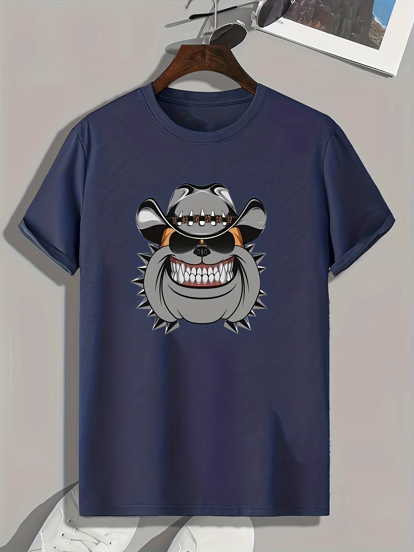 Funny Cartoon Print Men's Graphic T-shirt Casual Comfy Tees For Summer