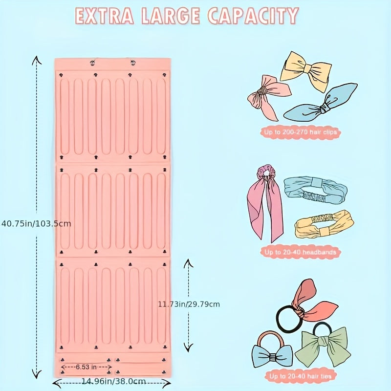 Fabric Girl Hair Bow Storage Box with Butterfly Knot