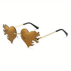 Heart Shape Sunglasses UV Protection Sunglasses For Travel
