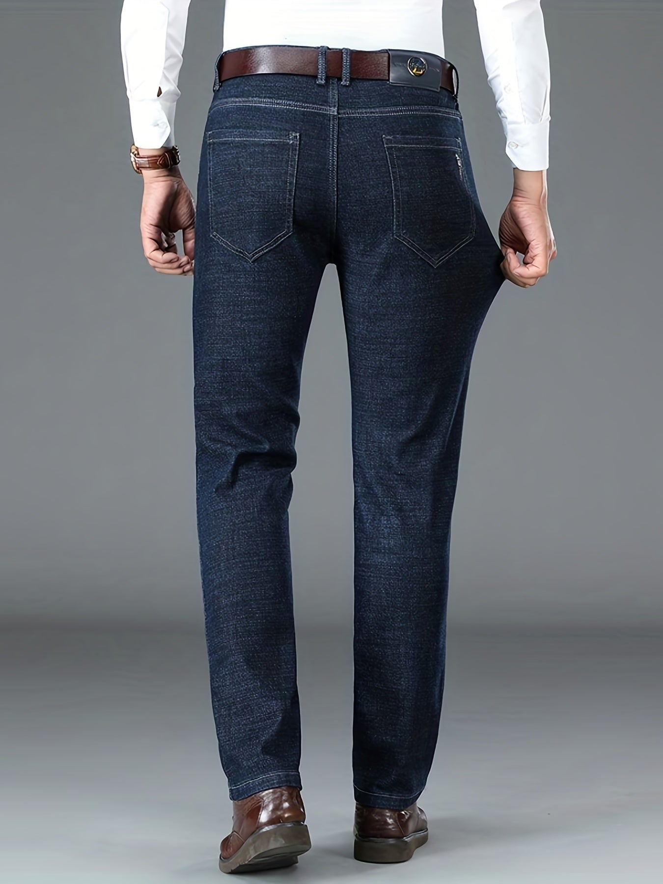 Men's Formal Jeans Business Dress Pants