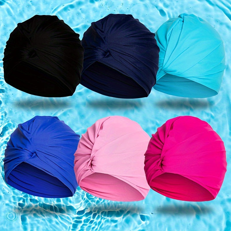 Comfortable Non-Slip Nylon Swimming Cap for Long Hair