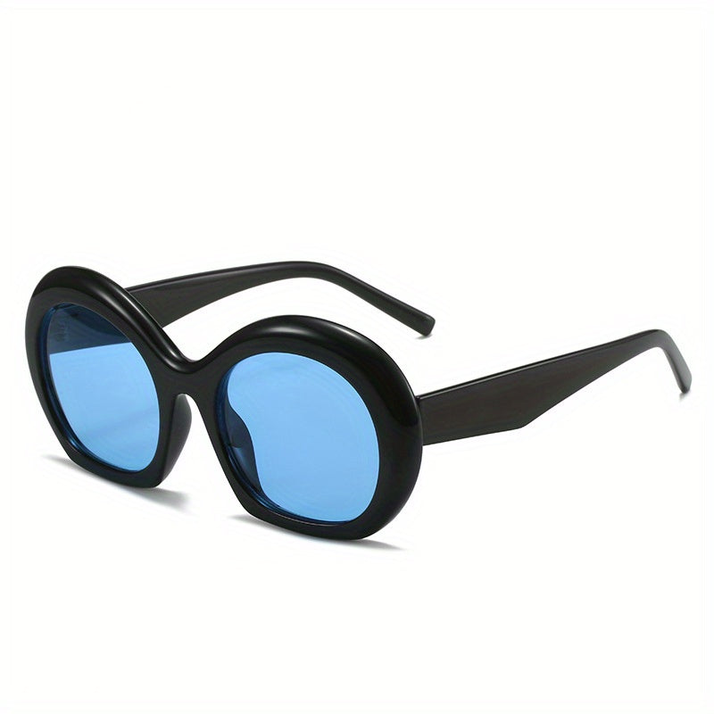 Y2K Round Sunglasses Tinted Lens Photo Booth Props Glasses UV400