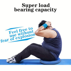 Inflatable Balance Pad for Yoga & Fitness, Portable Wobble Cushion