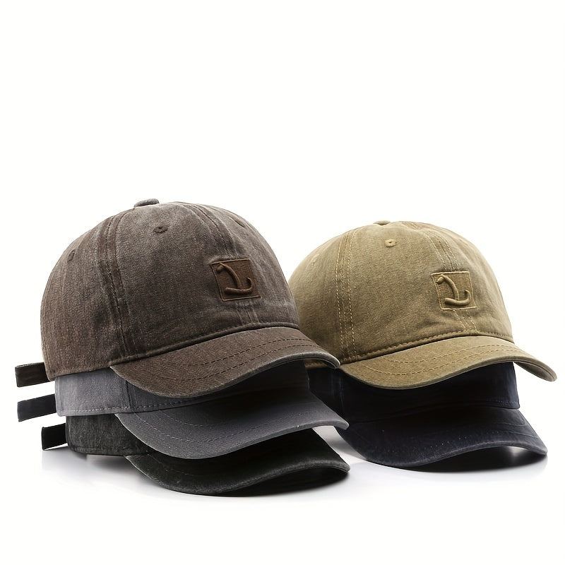 Vintage Distressed Embroidered Baseball Cap