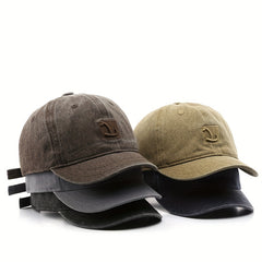 Vintage Distressed Embroidered Baseball Cap