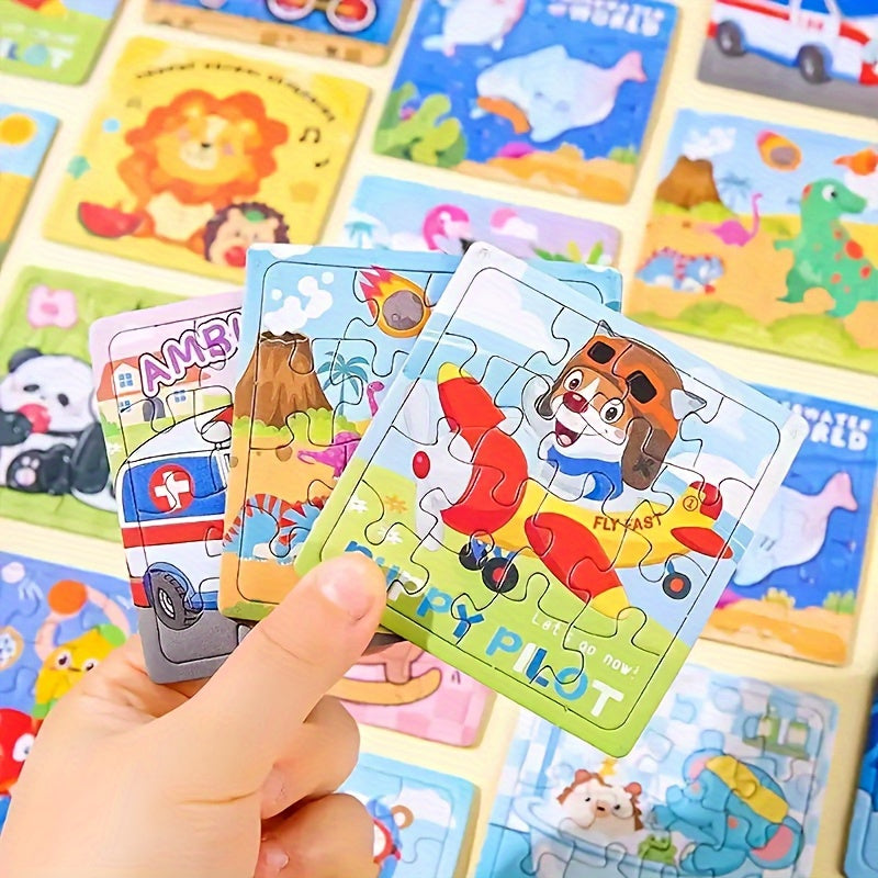 Creative Cartoon Animal Puzzle Children's Educational Paper Toys