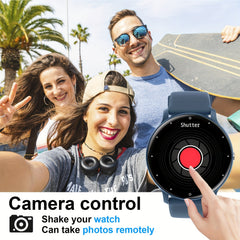 Sports Smart Watch Music Playback Answering Dialling Camera Control Touch Screen