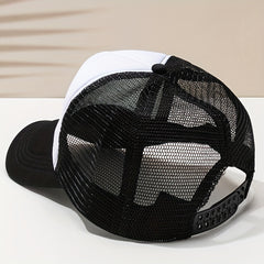 Adjustable Unisex Baseball Cap with Skull Print for Outdoor Sport