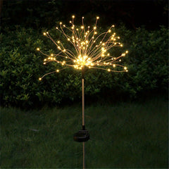 Solar Fireworks Lights for Year & Christmas Decorations
