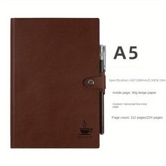 Soft Leather Portable Notebook Stationery Notebook Business Small Fresh