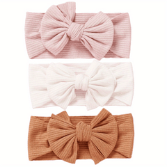 3pcs Soft Nylon Headband Hair Bands for Newborn